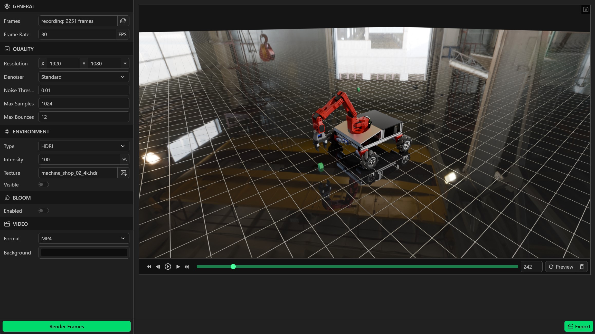 ProtoTwin Render Frames