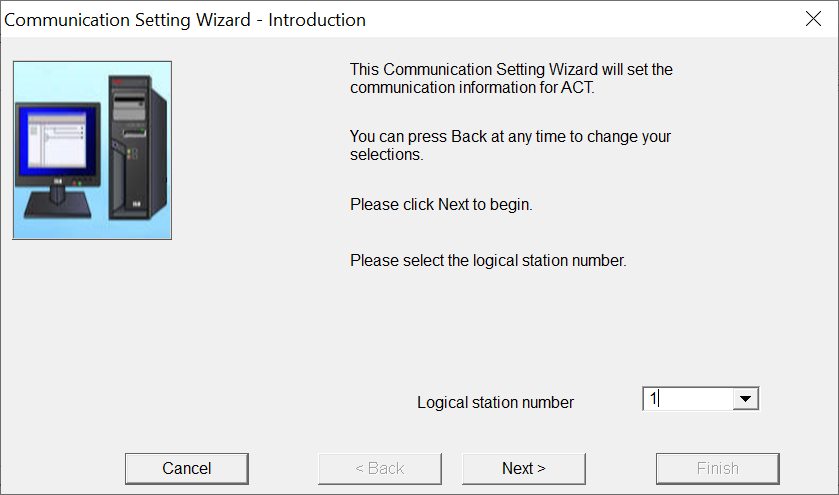 Mitsubishi MELSEC MX Component Setup (Step 2)