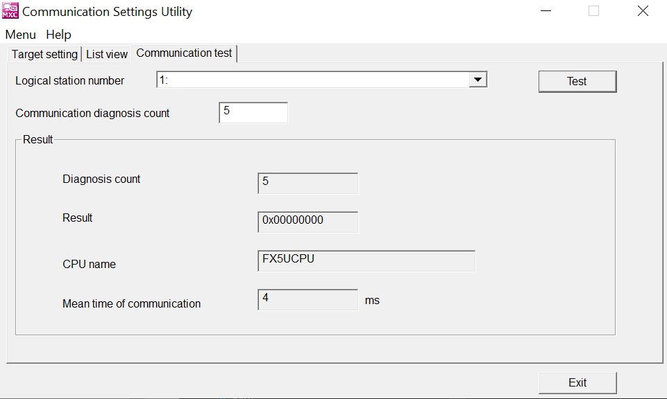 Mitsubishi MELSEC MX Component Setup (Step 6)