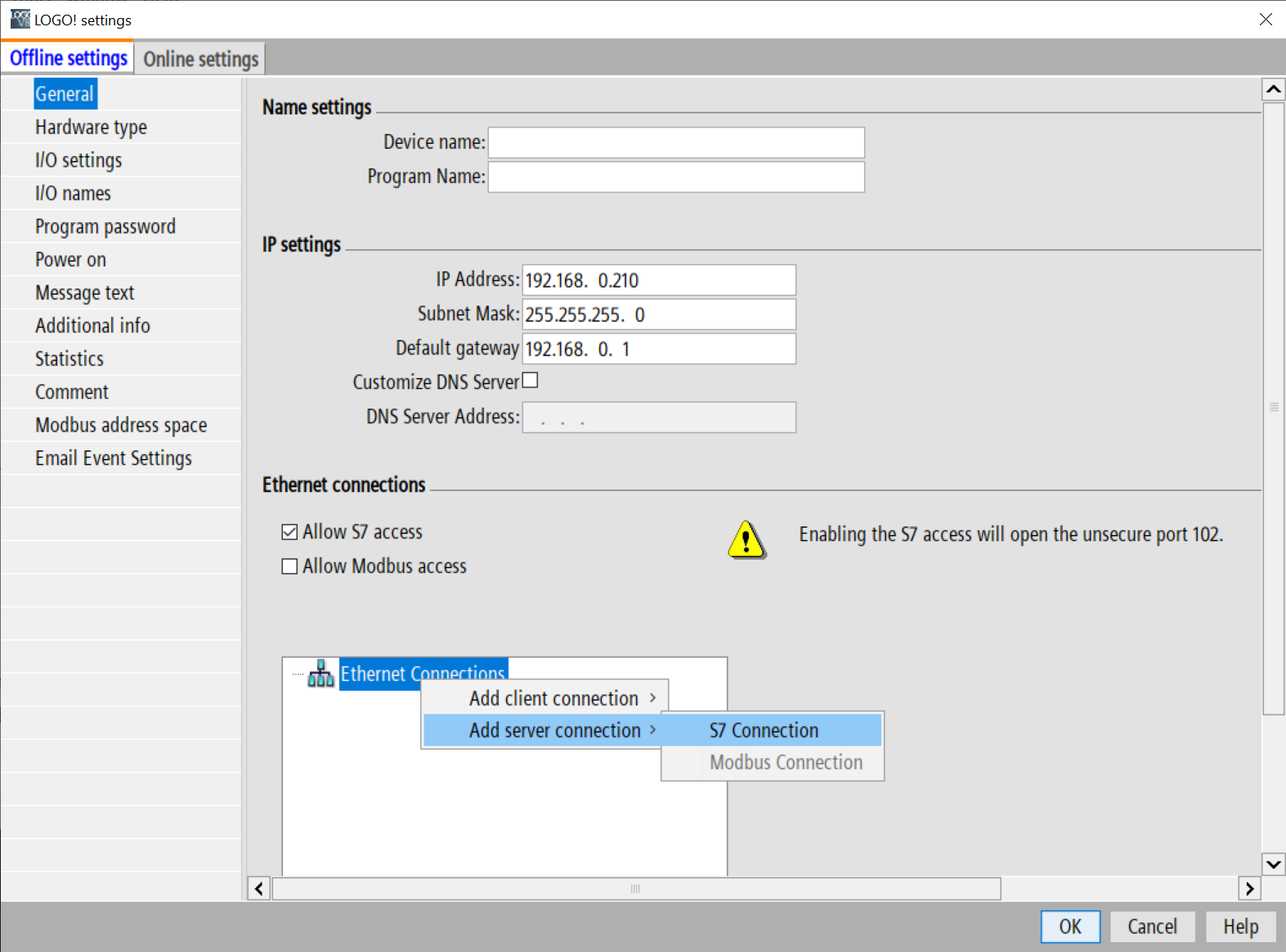 Siemens Soft Comfort Add S7 Server